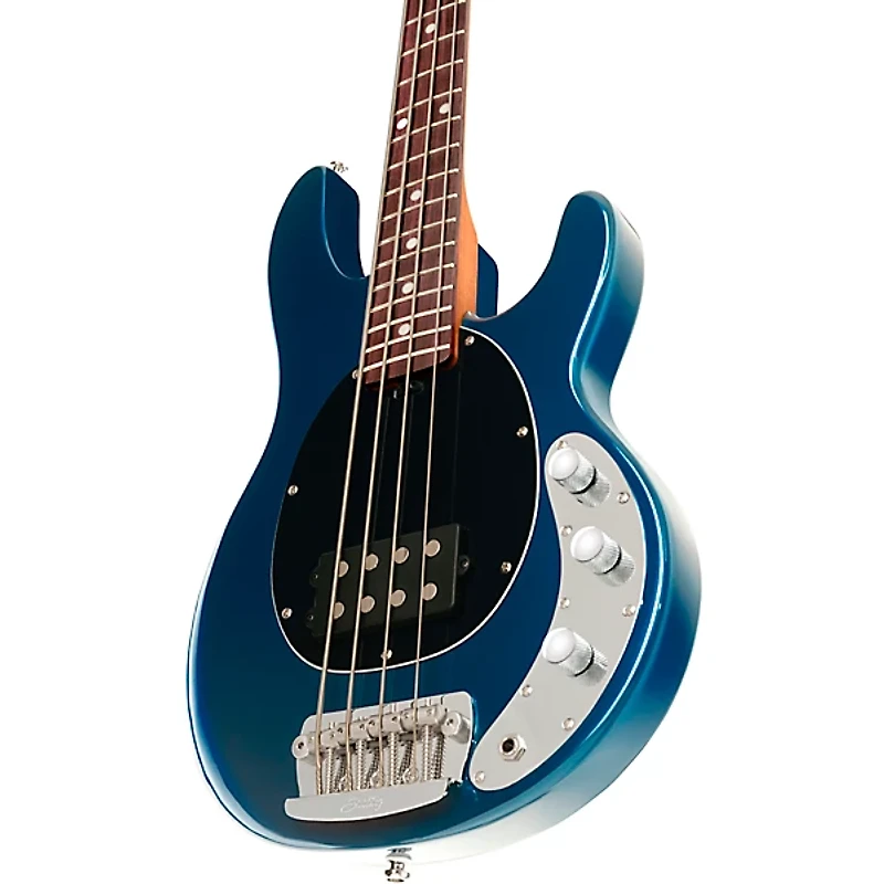 Sterling by Music Man StingRay Short Scale Electric Bass Guitar - Blue Pearl