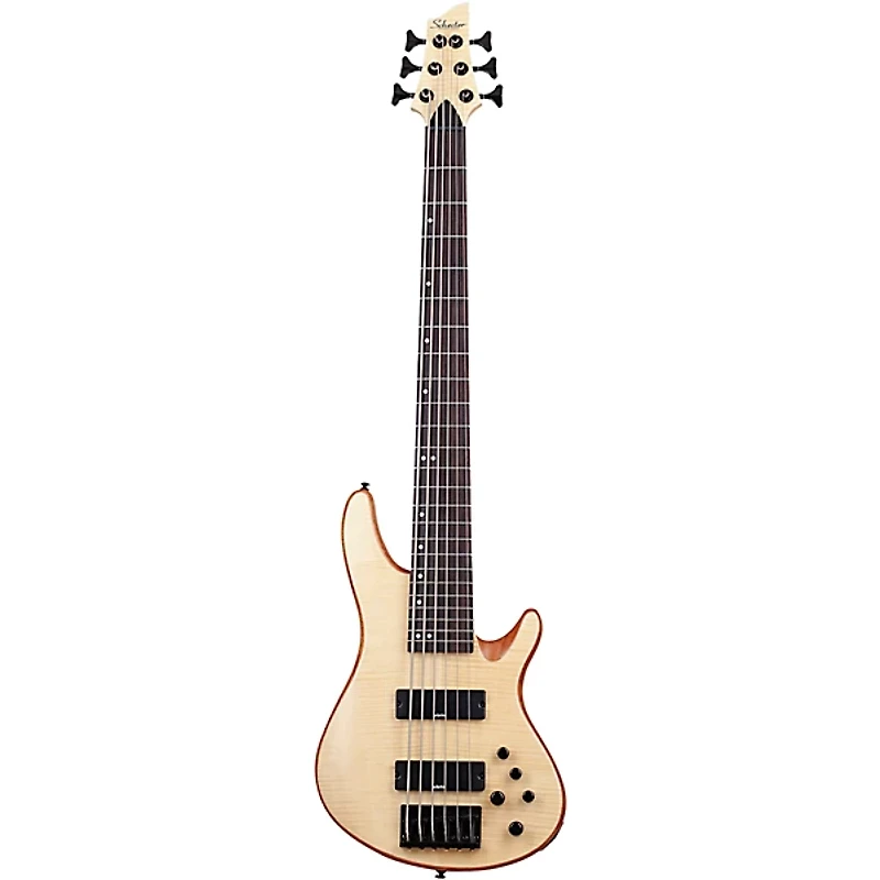 Schecter Guitar Research SC-6 6-String Bass Guitar Natural Satin