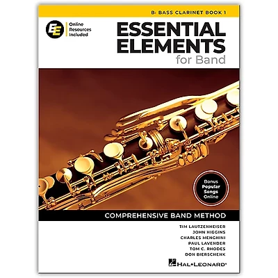 Hal Leonard Essential Elements for Band-Bb Bass Clarinet Book 1 with EEi (revised)