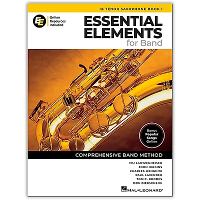 Hal Leonard Essential Elements for Band-Bb Tenor Saxophone Book 1 with EEi (revised)