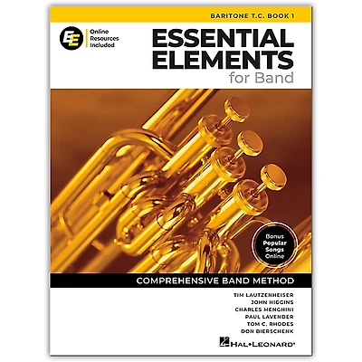 Hal Leonard Essential Elements for Band-Baritone TC Book 1 with Eei (revised)