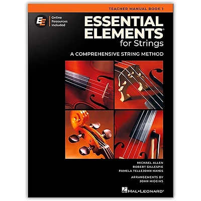 Hal Leonard Essential Elements for Strings-Book 1 with EEi-Teacher Manual (revised)