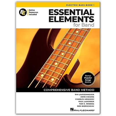 Hal Leonard Essential Elements for Band-Electric Bass Book 1 with EEi (revised)