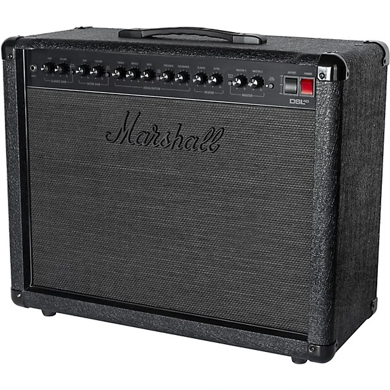 Marshall DSL40CR 40W 1x12 Limited-Edition Tube Guitar Combo Amp - Stealth Black