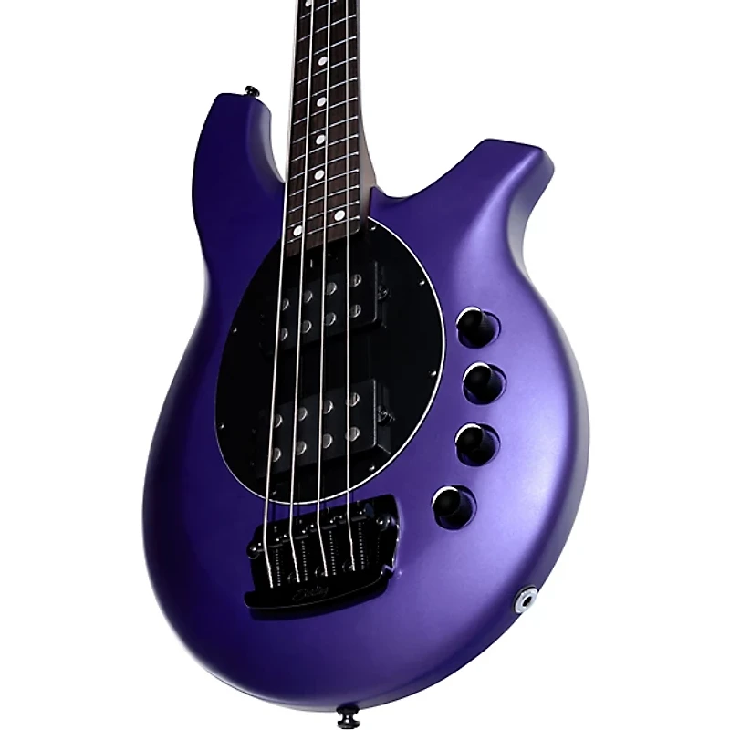 Sterling by Music Man Bongo Bass Guitar - Firemist Purple Satin