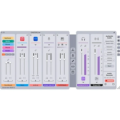 Ginger Audio GroundControl Caster Live