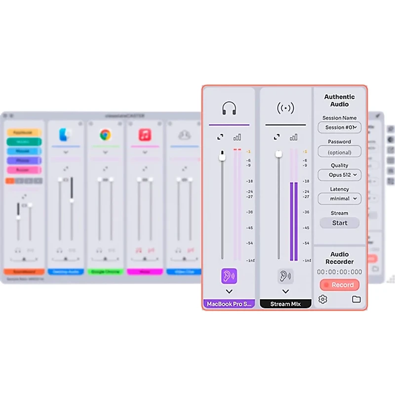 Ginger Audio GroundControl Caster Live