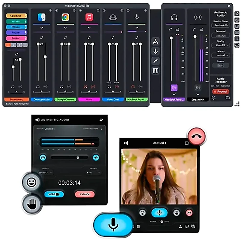Ginger Audio GroundControl Caster Live