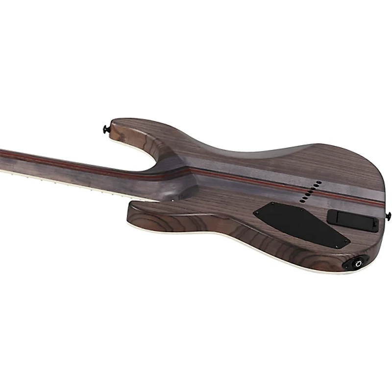 Schecter Guitar Research C-7 Multiscale SLS Elite Evil Twin 7-String Electric Guitar Satin Black