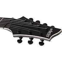 Schecter Guitar Research C-7 Multiscale SLS Elite Evil Twin 7-String Electric Guitar Satin Black