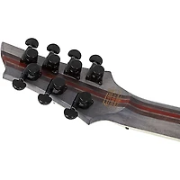 Schecter Guitar Research C-7 Multiscale SLS Elite Evil Twin 7-String Electric Guitar Satin Black