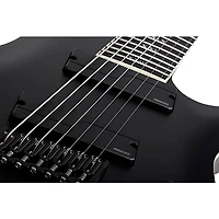 Schecter Guitar Research C-7 Multiscale SLS Elite Evil Twin 7-String Electric Guitar Satin Black