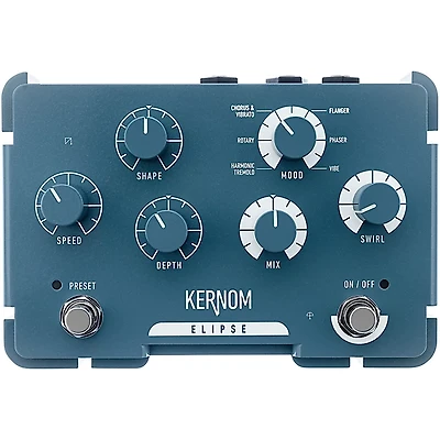 Kernom Elipse Modulation Effects Pedal Teal