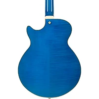 D'Angelico Premier Grateful Dead SS Semi-Hollow Electric Guitar Red, White, and Blue Lightning Bolt