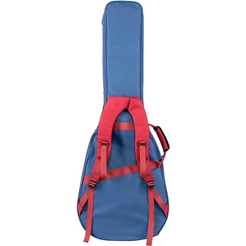 D'Angelico Premier Grateful Dead SS Semi-Hollow Electric Guitar Red, White, and Blue Lightning Bolt