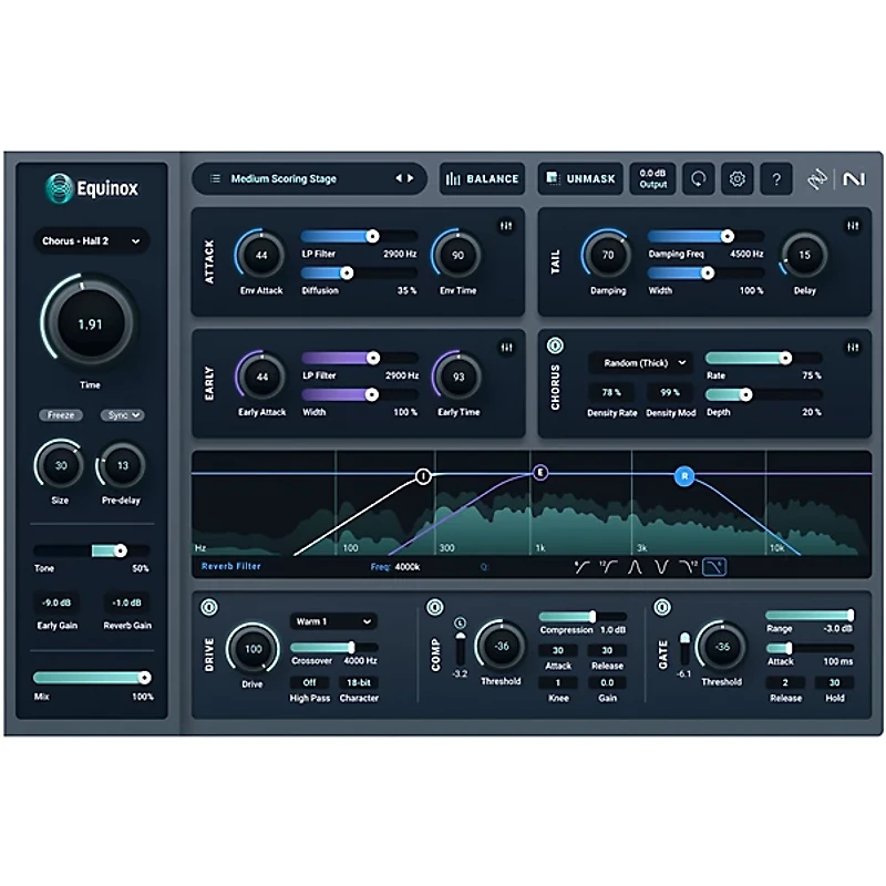 iZotope Equinox Reverb Plugin