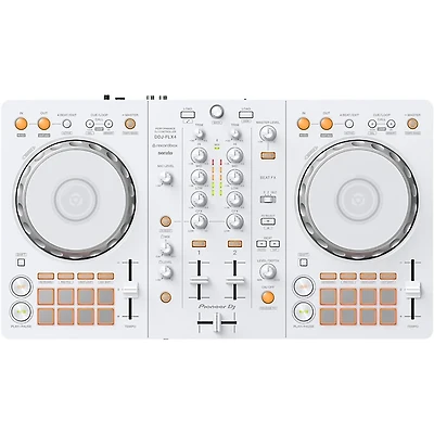 Pioneer DJ DDJ-FLX4-W 2-Channel DJ Controller for rekordbox and Serato White