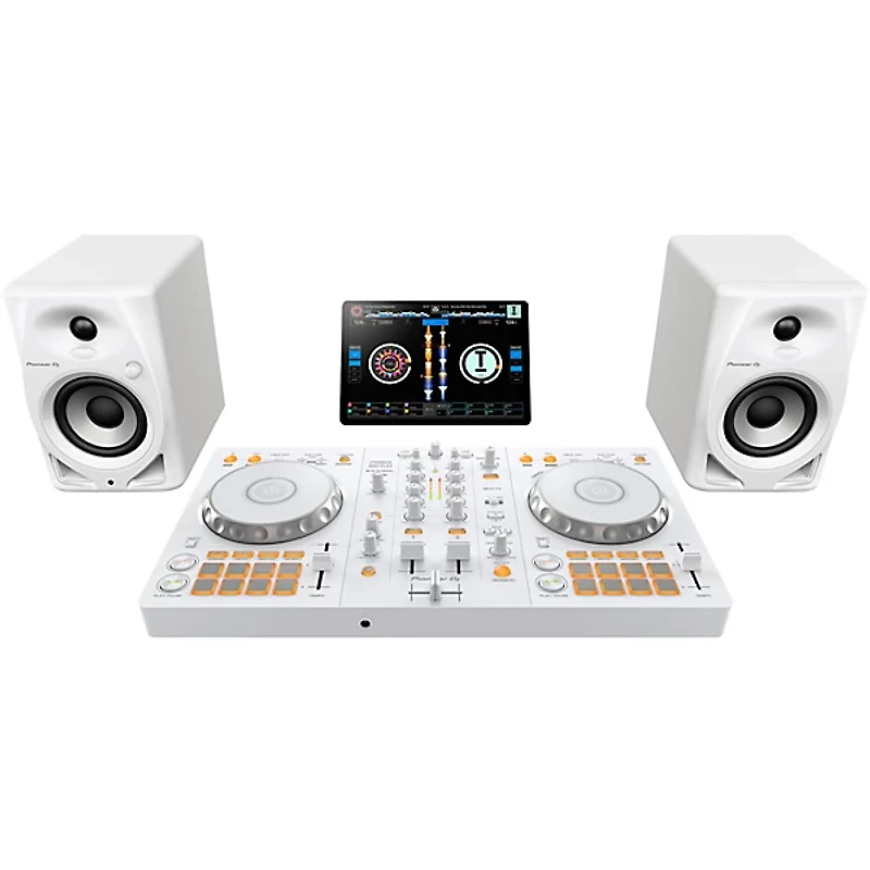 Pioneer DJ DDJ-FLX4-W 2-Channel DJ Controller for rekordbox and Serato White