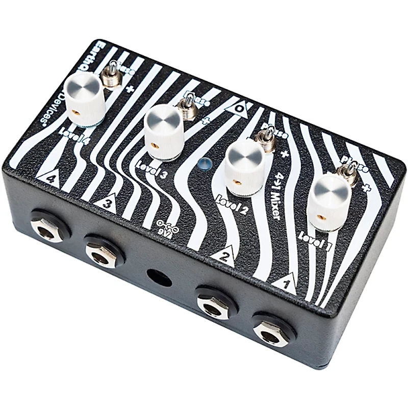 EarthQuaker Devices Four to One Mixer Black and White