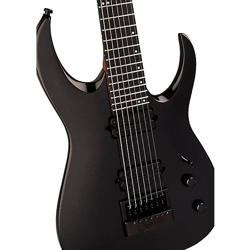 Jackson Pro Plus Series Signature Misha Mansoor Juggernaut ET7 7-String Electric Guitar - Metallic Black