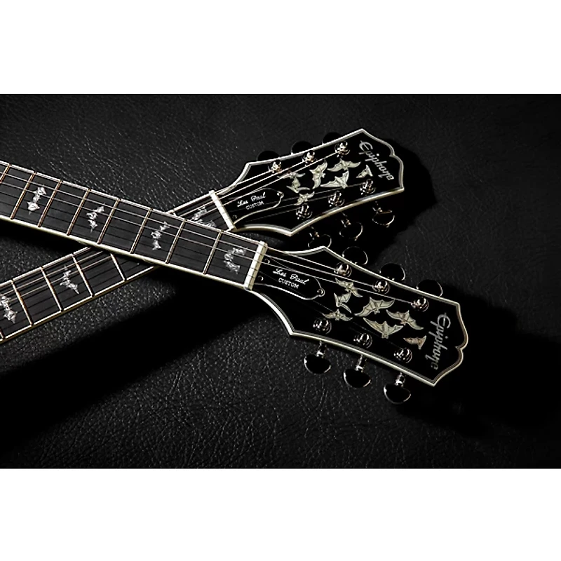 Epiphone Les Paul Custom Bats in Flight Electric Guitar -