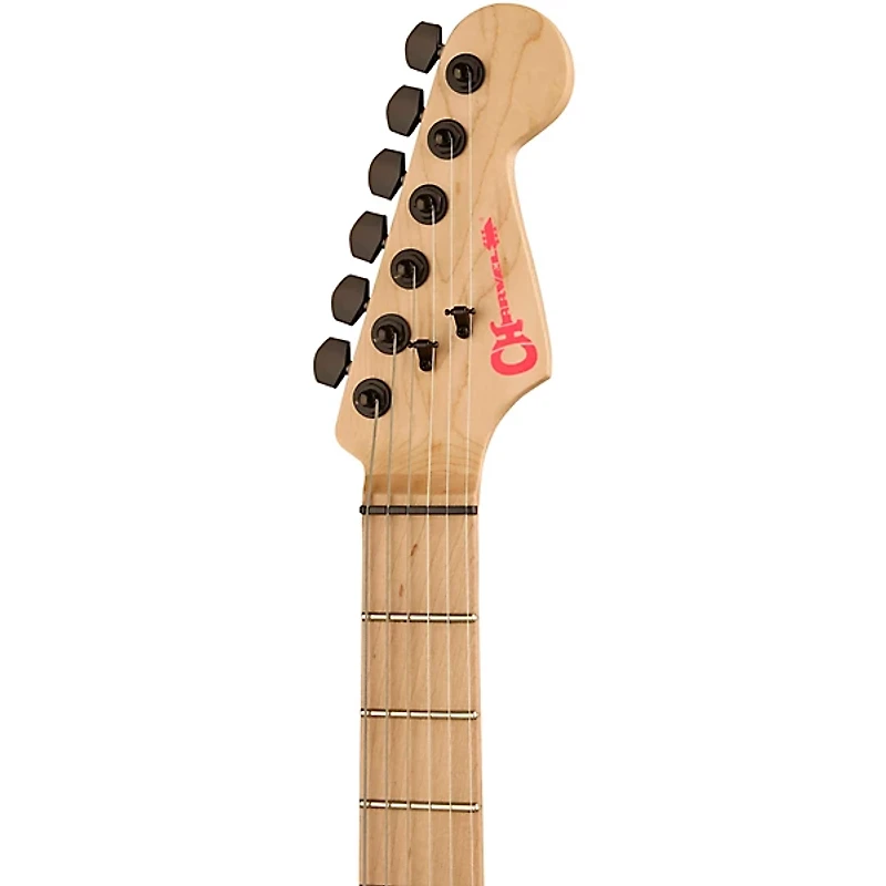 Charvel Sean Long Signature Pro-Mod San Dimas Style 1 HH HT M Electric Guitar Neon Pink