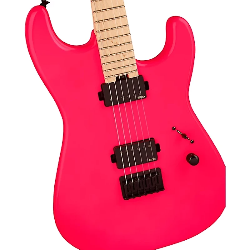 Charvel Sean Long Signature Pro-Mod San Dimas Style 1 HH HT M Electric Guitar Neon Pink