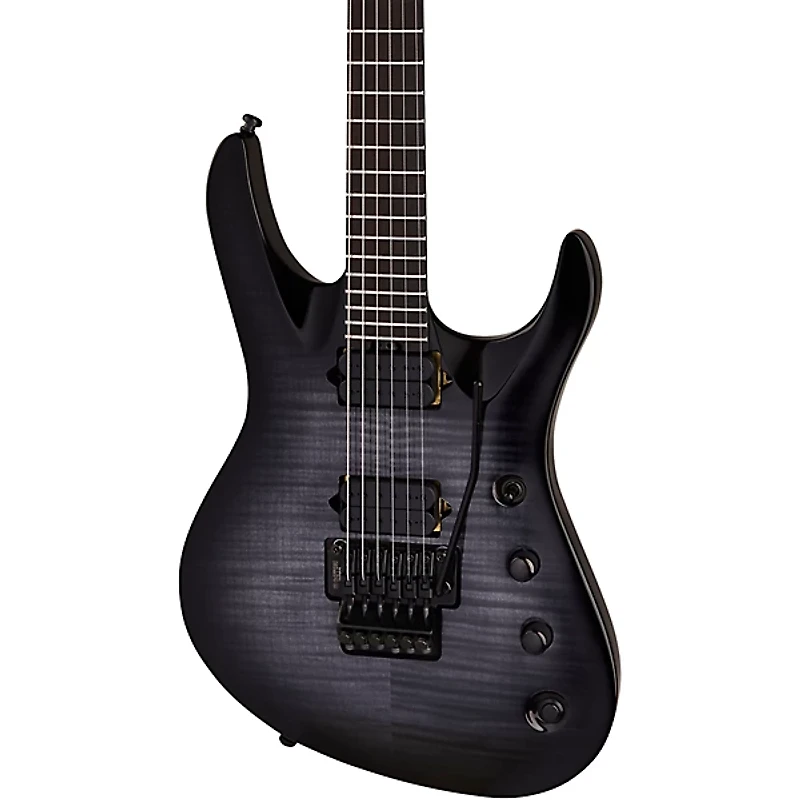 Jackson Pro Plus Series Chris Broderick Signature Soloist 6 Electric Guitar - Transparent Black