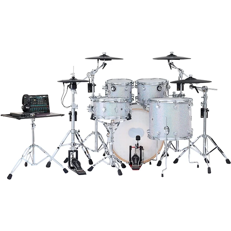 DWe 5-Piece Complete Kit Bundle With Roland Cymbals and DW Hardware -