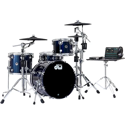 DWe 4-Piece Complete Kit Bundle with Roland Cymbals and DW Hardware