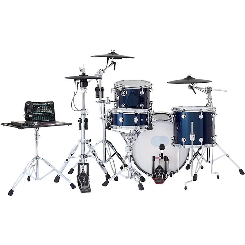 DWe 4-Piece Complete Kit Bundle with Roland Cymbals and DW Hardware