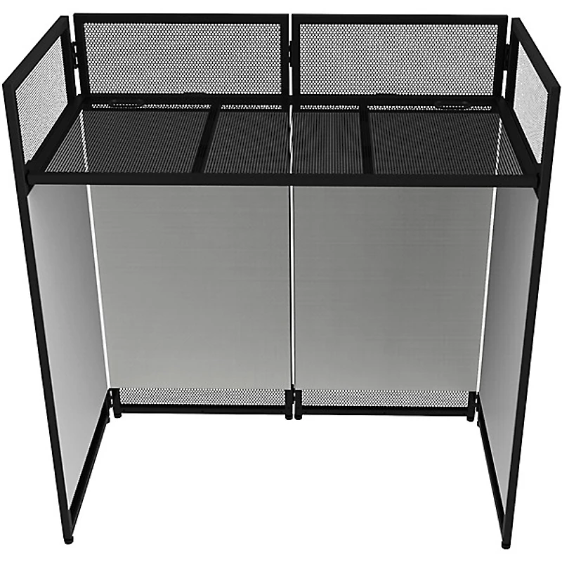 Odyssey DJBOOTH40 Folding DJ Booth with Scrim Kit and Carrying Bag Black