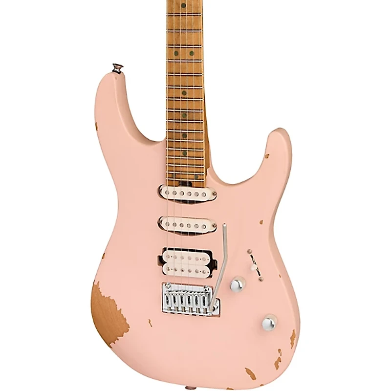Charvel Rick Graham Signature Pro-Mod DK24 2PT CM Electric Guitar Worn Shell Pink