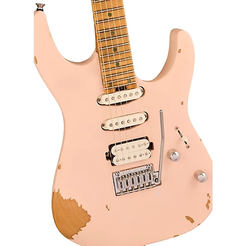 Charvel Rick Graham Signature Pro-Mod DK24 2PT CM Electric Guitar Worn Shell Pink