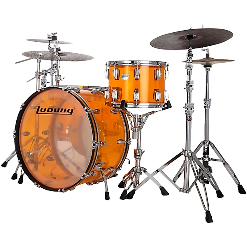 Ludwig Vistalite Zep 4-Piece Drum Shell Pack -