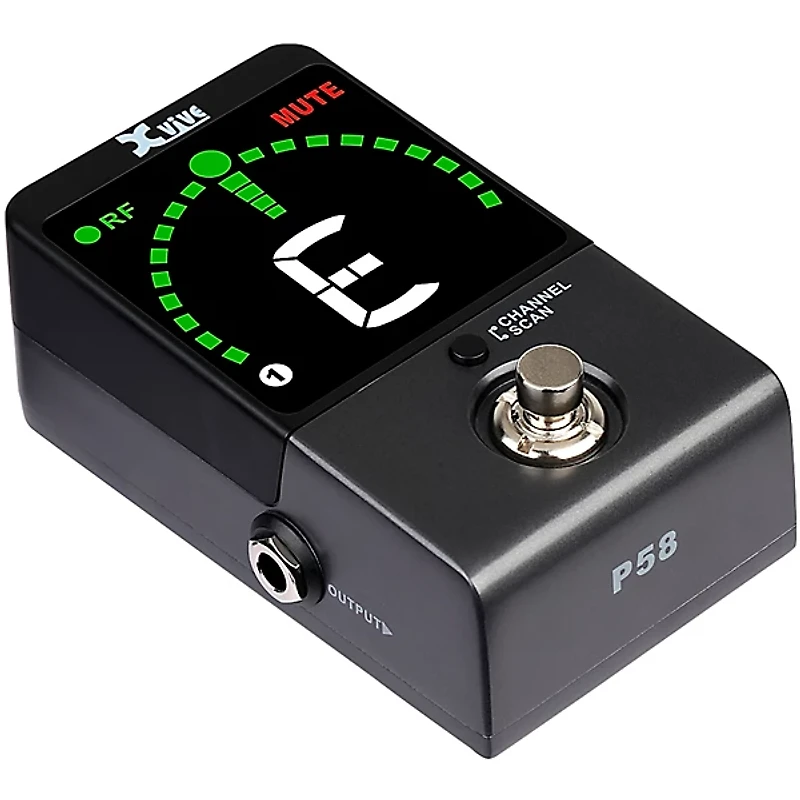 Xvive 5.8GHz Wireless Guitar Pedal System - Black