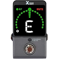 Xvive 5.8GHz wireless guitar pedal receiver Black