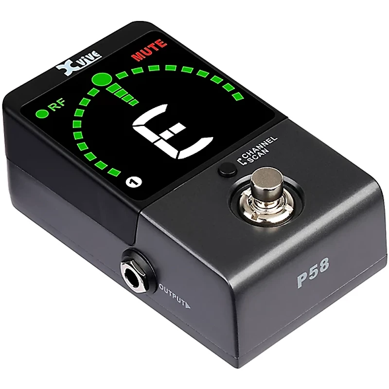 Xvive 5.8GHz wireless guitar pedal receiver Black