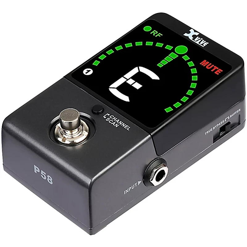 Xvive 5.8GHz wireless guitar pedal receiver Black