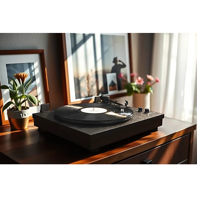 Gemini TT-900WD Vinyl Record Player With Bluetooth and Dual Stereo Speakers Natural