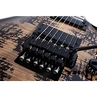 Schecter Guitar Research C-1 FR-S Electro-Resin Electric Guitar - Natural with Black Burst
