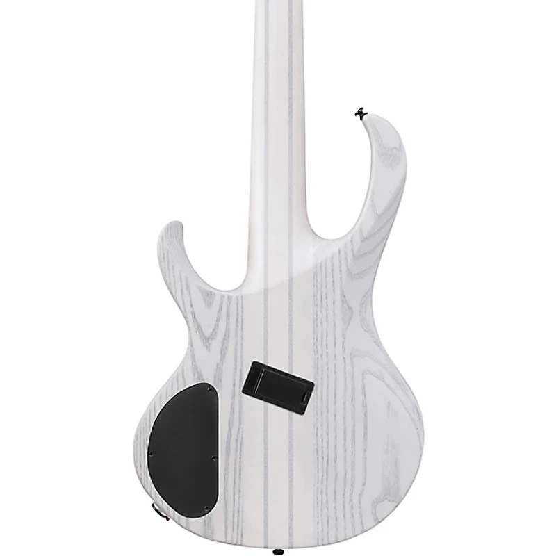 Ibanez BTB865MS 5-String Multi Scale Electric Bass Guitar Transparent White Flat