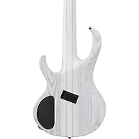 Ibanez BTB865MS 5-String Multi Scale Electric Bass Guitar Transparent White Flat