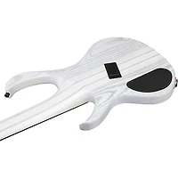 Ibanez BTB865MS 5-String Multi Scale Electric Bass Guitar Transparent White Flat