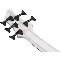 Ibanez BTB865MS 5-String Multi Scale Electric Bass Guitar Transparent White Flat