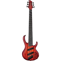 Ibanez BTB866MS 6-String Multi Scale Electric Bass Guitar Brown Topaz Burst Flat