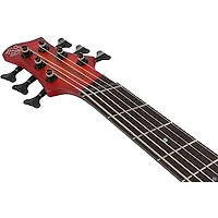 Ibanez BTB866MS 6-String Multi Scale Electric Bass Guitar Brown Topaz Burst Flat