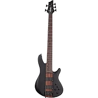 Schecter Guitar Research Charles Berthoud CB-5 5-String Electric Bass Guitar See Thru Black Satin