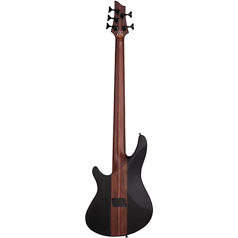 Schecter Guitar Research Charles Berthoud CB-5 5-String Electric Bass Guitar See Thru Black Satin