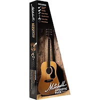 Mitchell Motion D150 Dreadnought Acoustic Guitar Pack - Natural